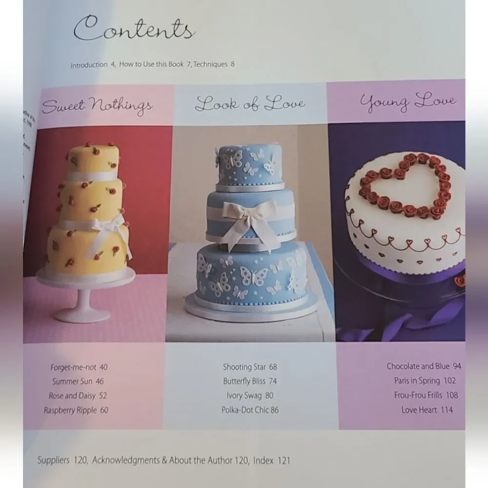Cake Cookbook For Romantic Occasions Hardbound Beautifully‎ Illustrated
